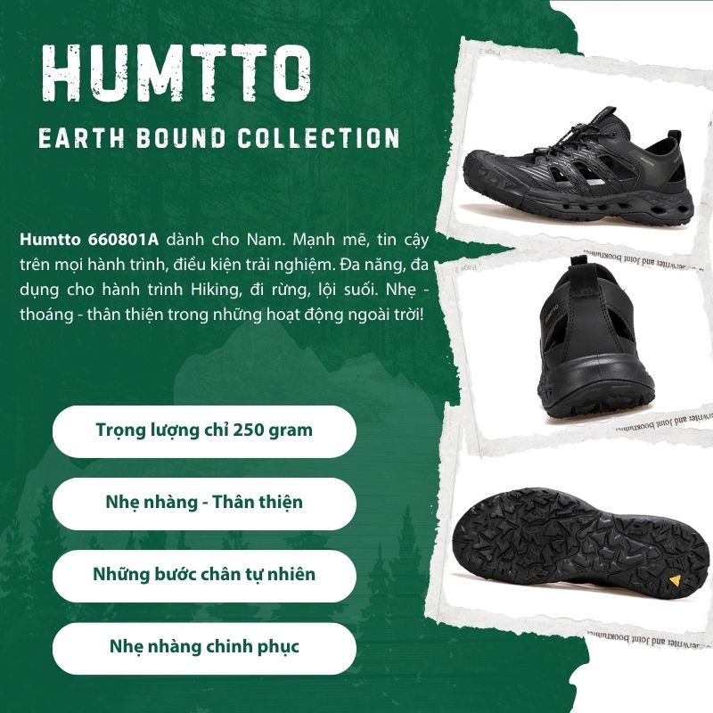 Sandal đi bộ mau khô nam Humtto 660801A