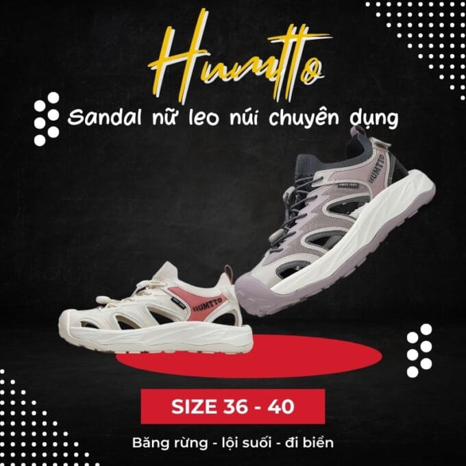 Sandal đi nước nữ đa dụng Humtto 760763B nữ